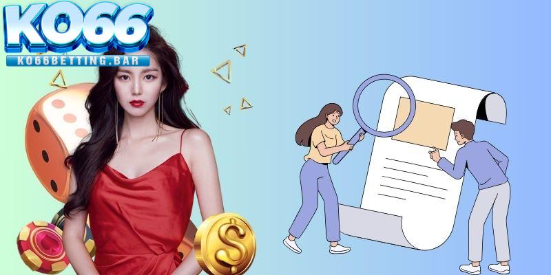 Những điều khoản và điều kiện mà KO66 áp dụng